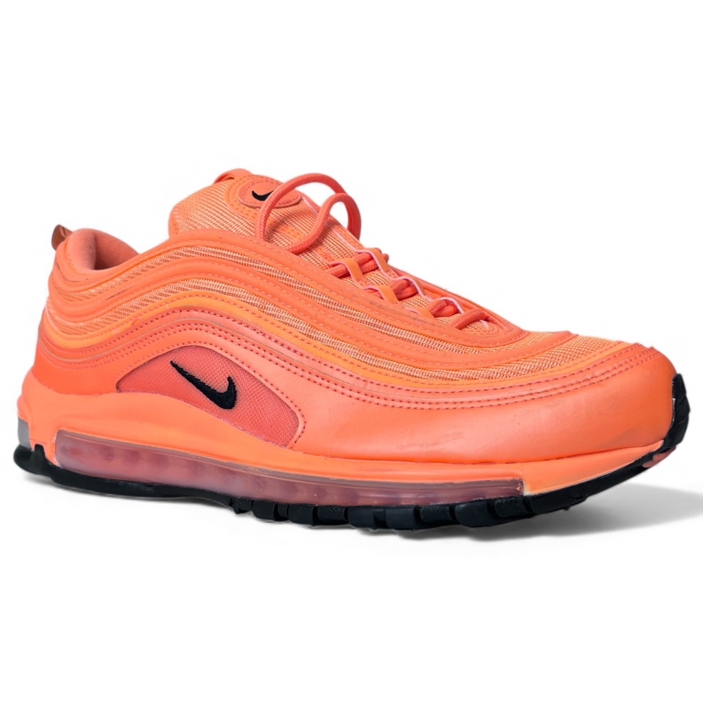 Nike Womens Air Max 97 Atomic OrangeBlack Sneaker Size 12